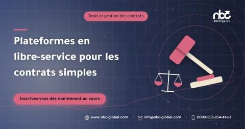 Plateformes en libre-service pour les contrats simples