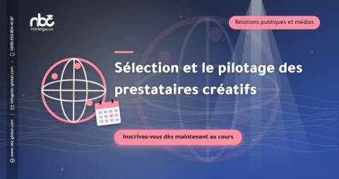 Sélection et le pilotage des prestataires créatifs