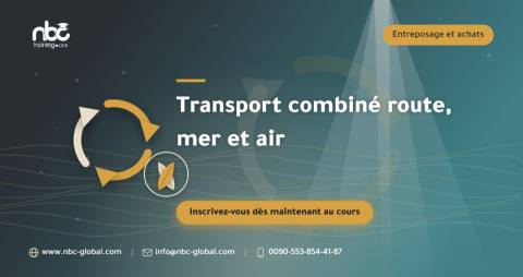 Transport combiné route, mer et air