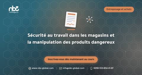 Sécurité au travail dans les magasins et la manipulation des produits dangereux