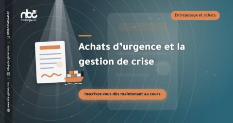 Achats d’urgence et la gestion de crise