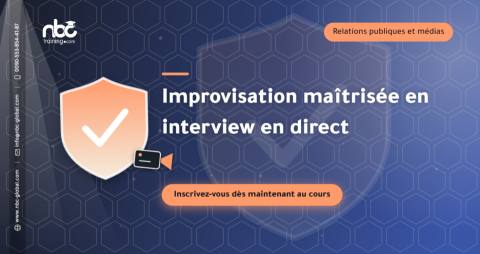 Improvisation maîtrisée en interview en direct