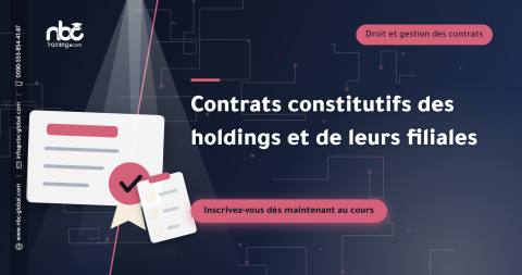 Contrats constitutifs des holdings et de leurs filiales