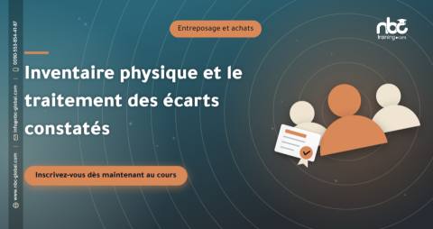 Inventaire physique et le traitement des écarts constatés