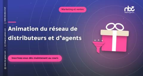 Animation du réseau de distributeurs et d’agents